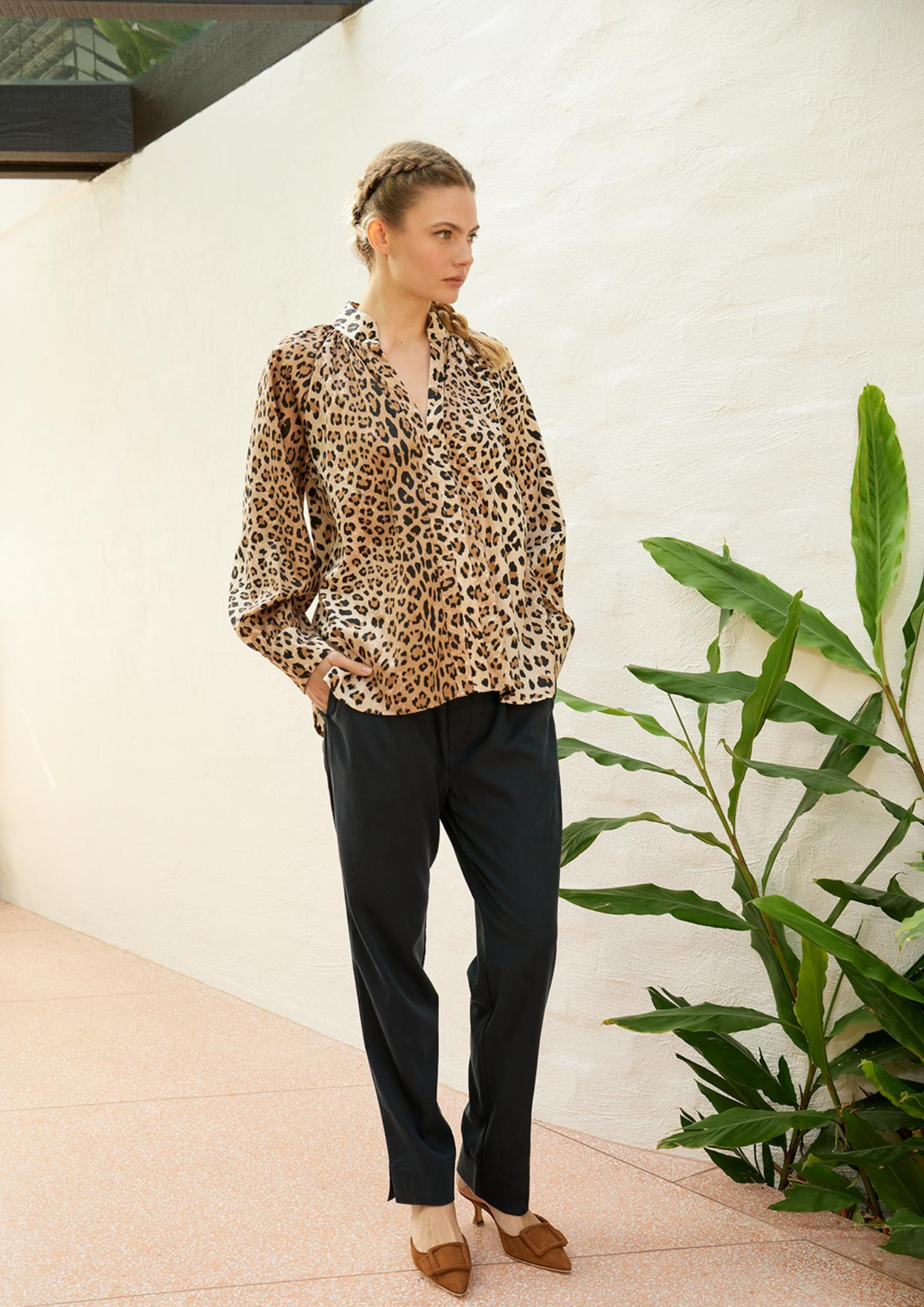 The Dreamer Label - Chloe Leopard Blouse