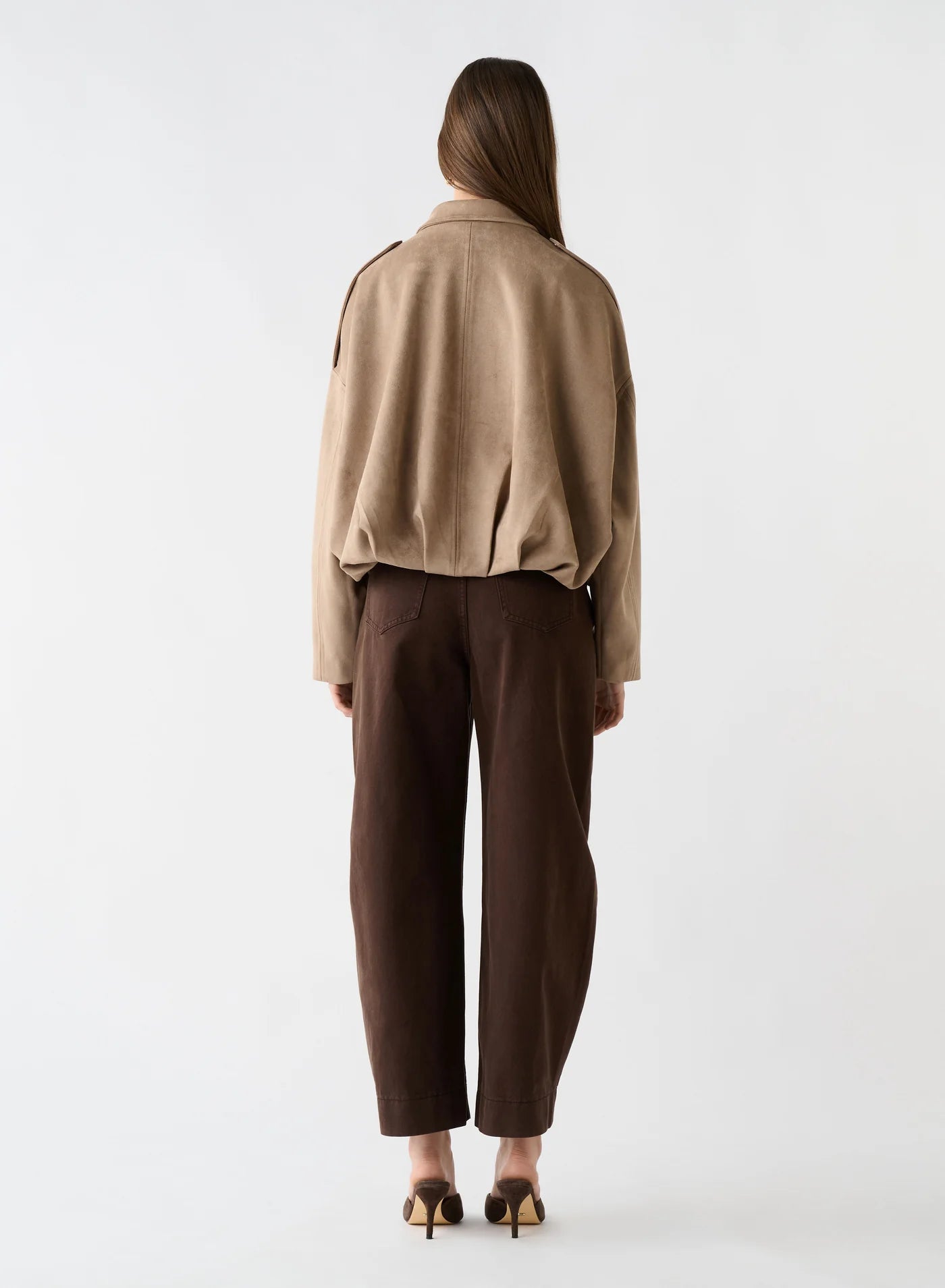 Esmaee Stable Bomber Jacket - Mushroom