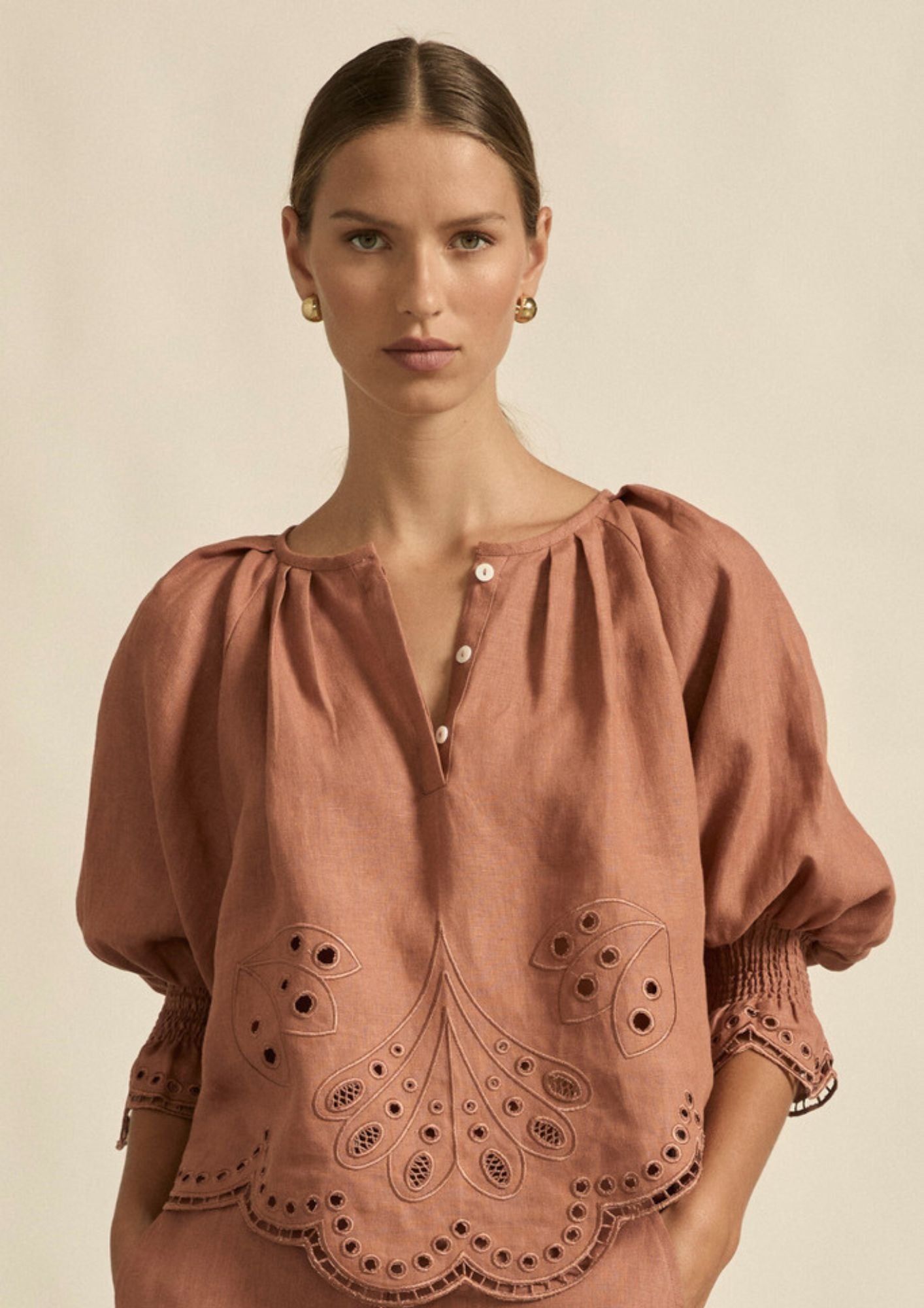 Zoe Kratzmann Dawn Top - Maple