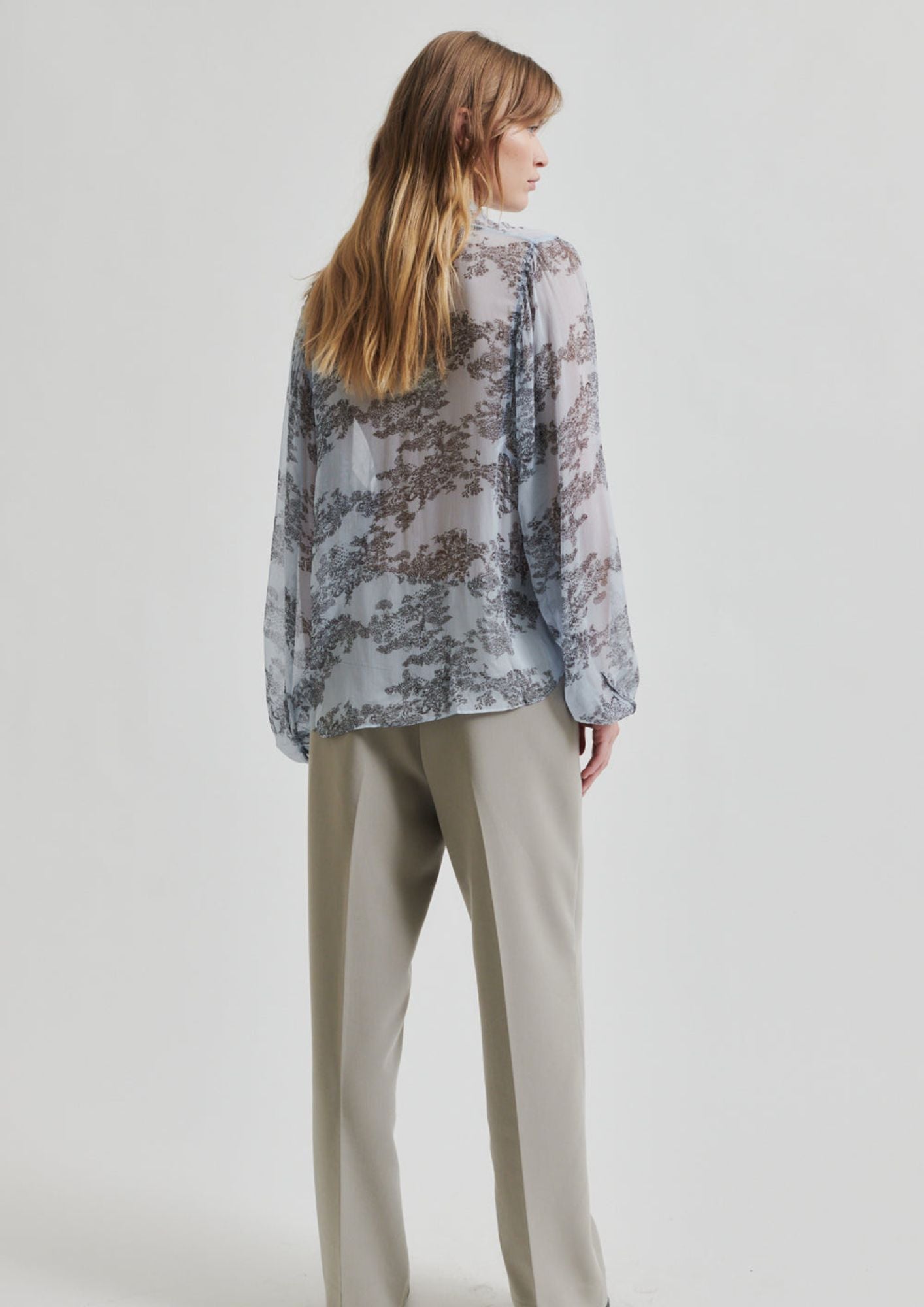 Second Female Maje Printed Blouse - Anise Flower