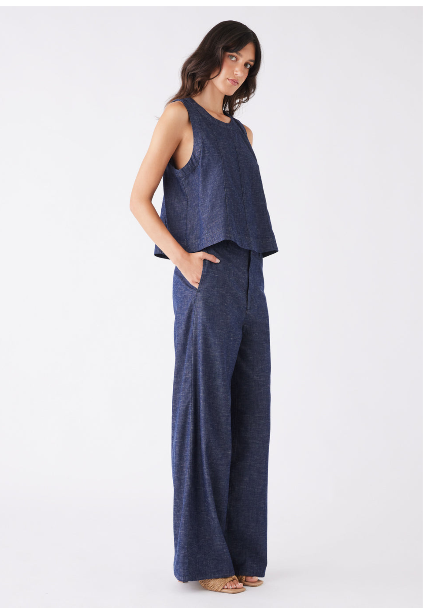 Esmaee Rival Denim Top
