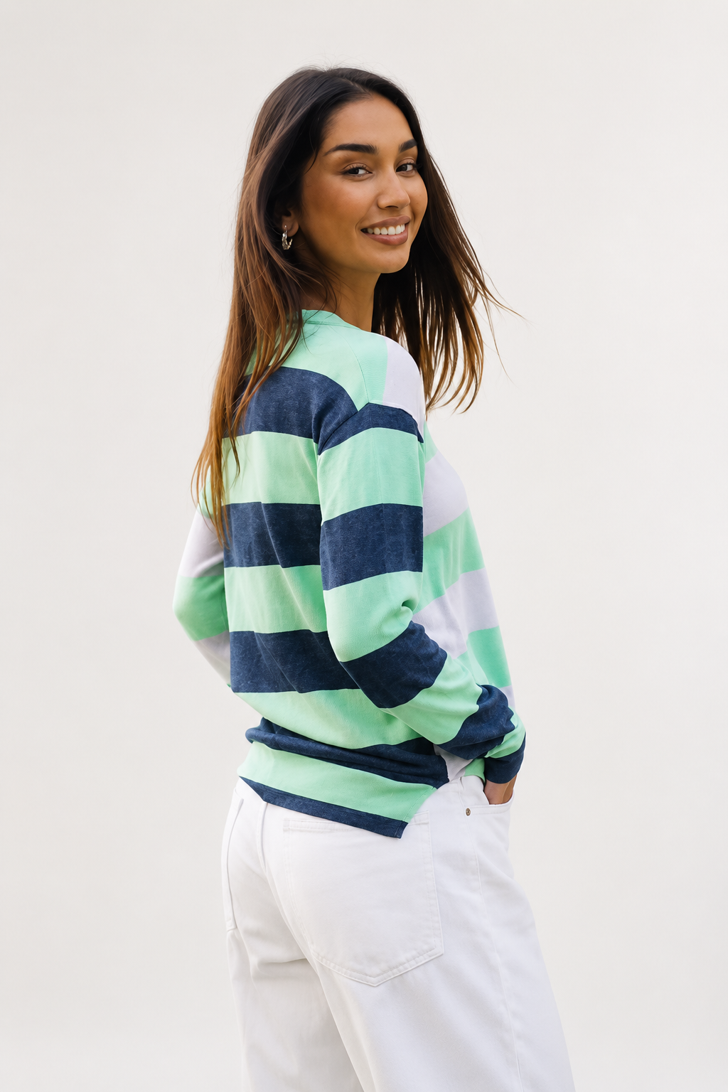 Zacket and plover Coastal Stripe Jelly Mint