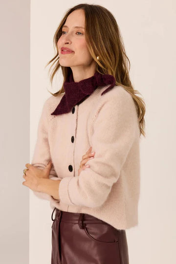 POL - Carmel Knit Scarf - Merlot