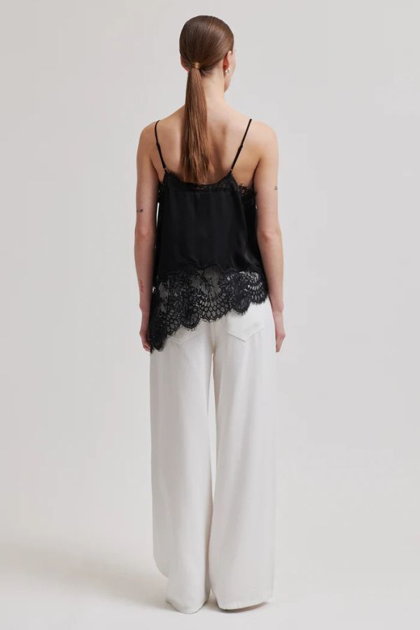 Second Female Wilina Strap Top Black