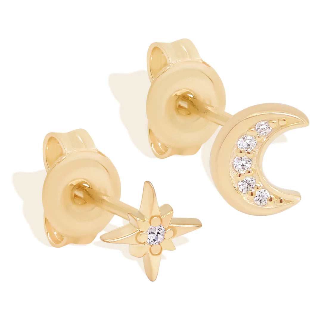 By Charlotte - Bathed In Your Light Stud Earrings