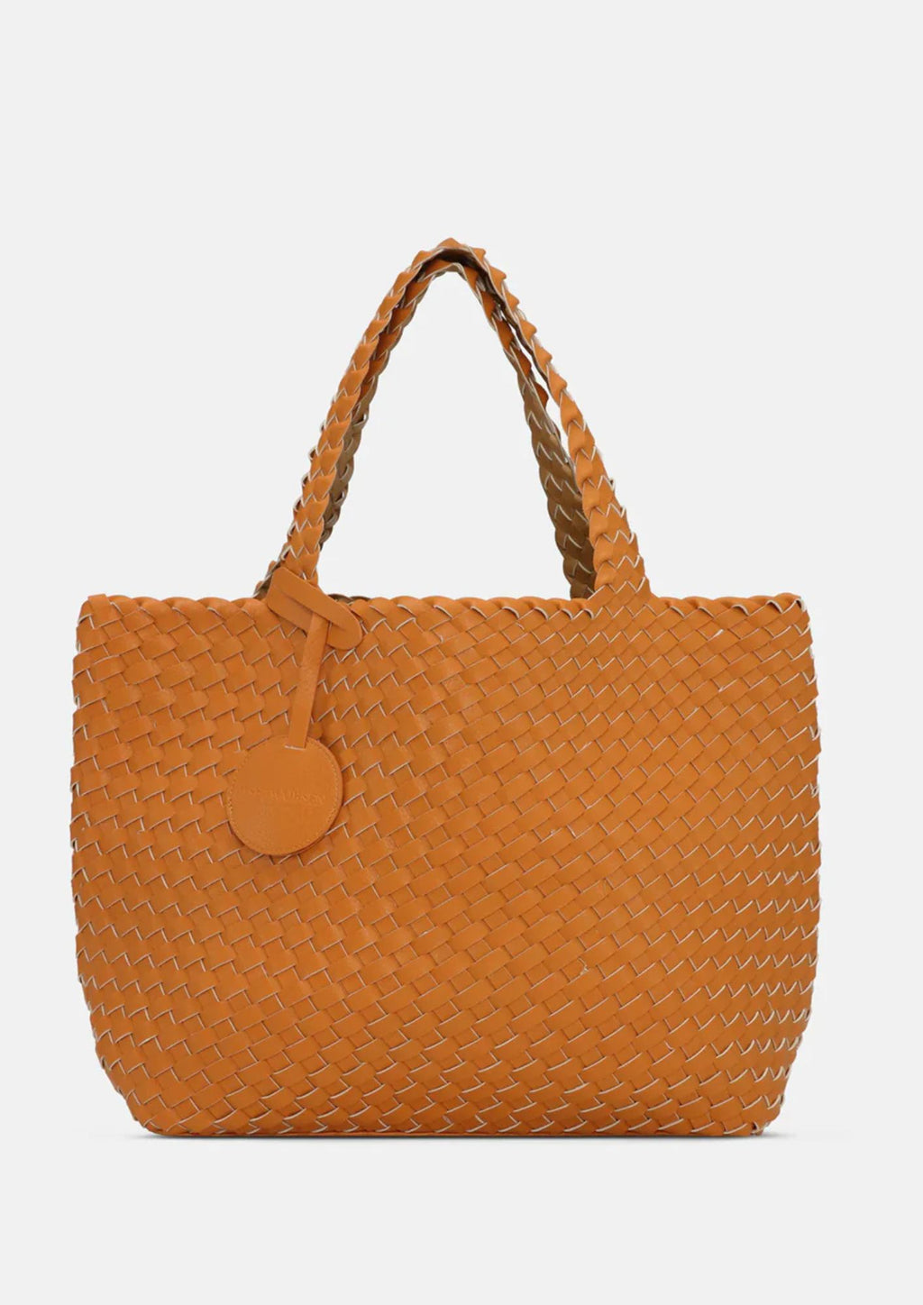 Ilse Jacobsen - Woven Tote Bag in Golden Nugget Metallic