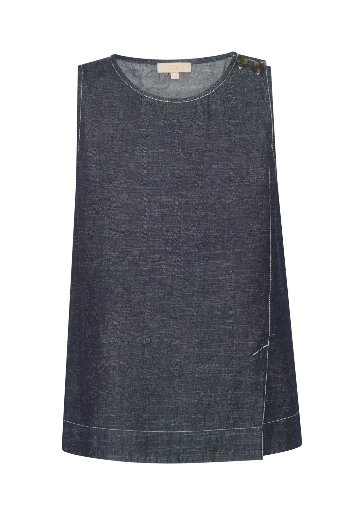 POL Avrid Tank Top - Chambray