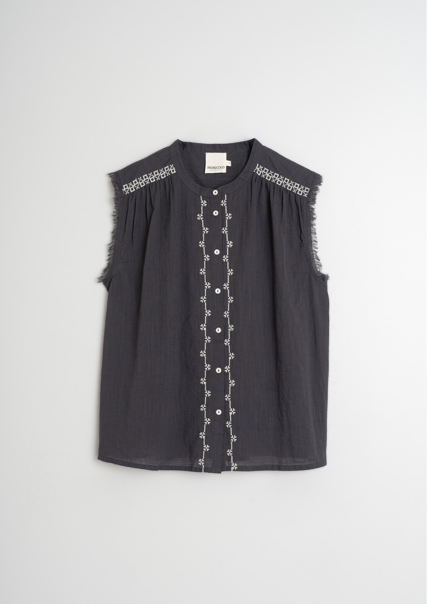 Indi & Cold Lore 100% Organic Cotton Woven Shirt