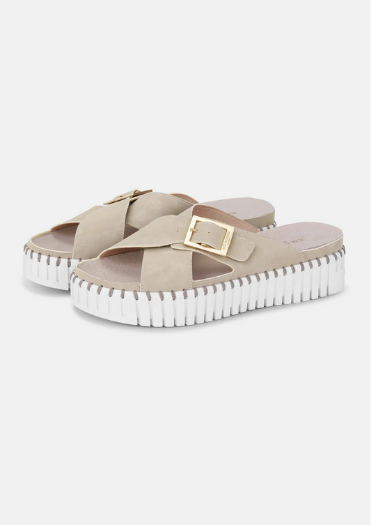 Ilse Jacobsen - Tulip Criss Cross Shoes Atmosphere White - Tulip1033