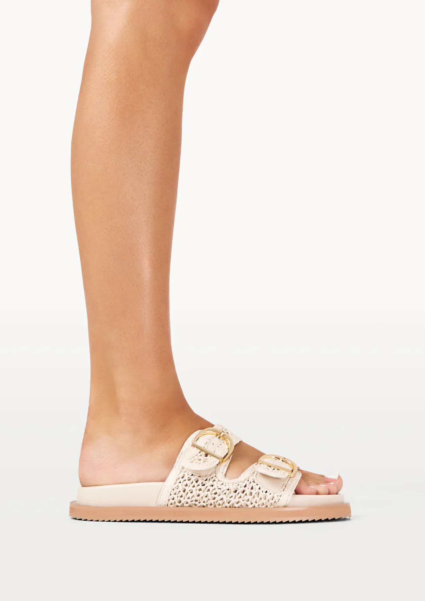 Billini Topanga Shoes - Cream Raffia