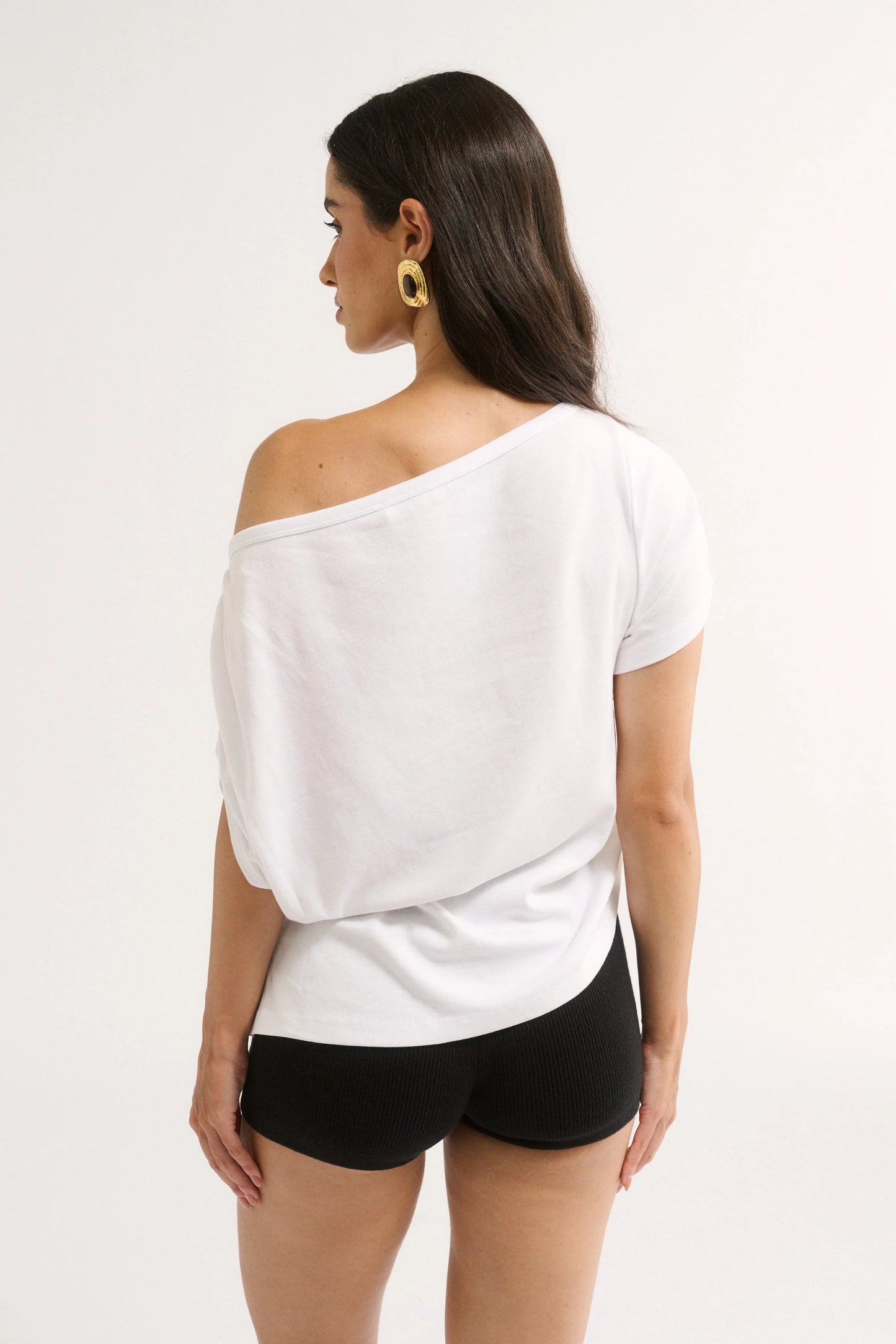 Estelle Off Shoulder T-shirt - White