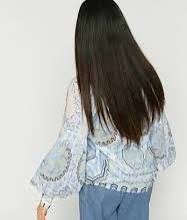 Mos Mosh Wylde Orchid Blouse Blue