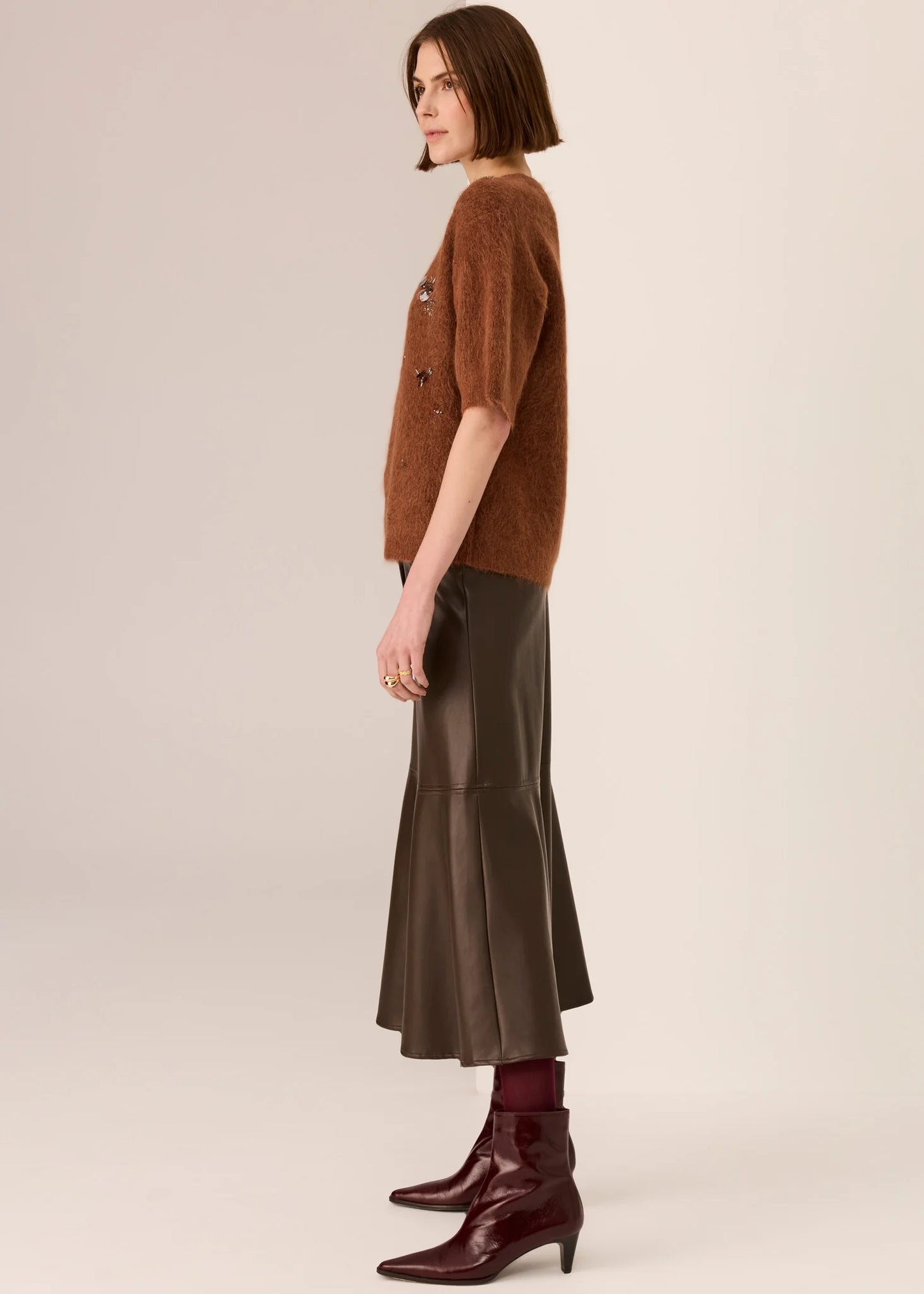 POL - Haviland Beaded Tee - Toffee