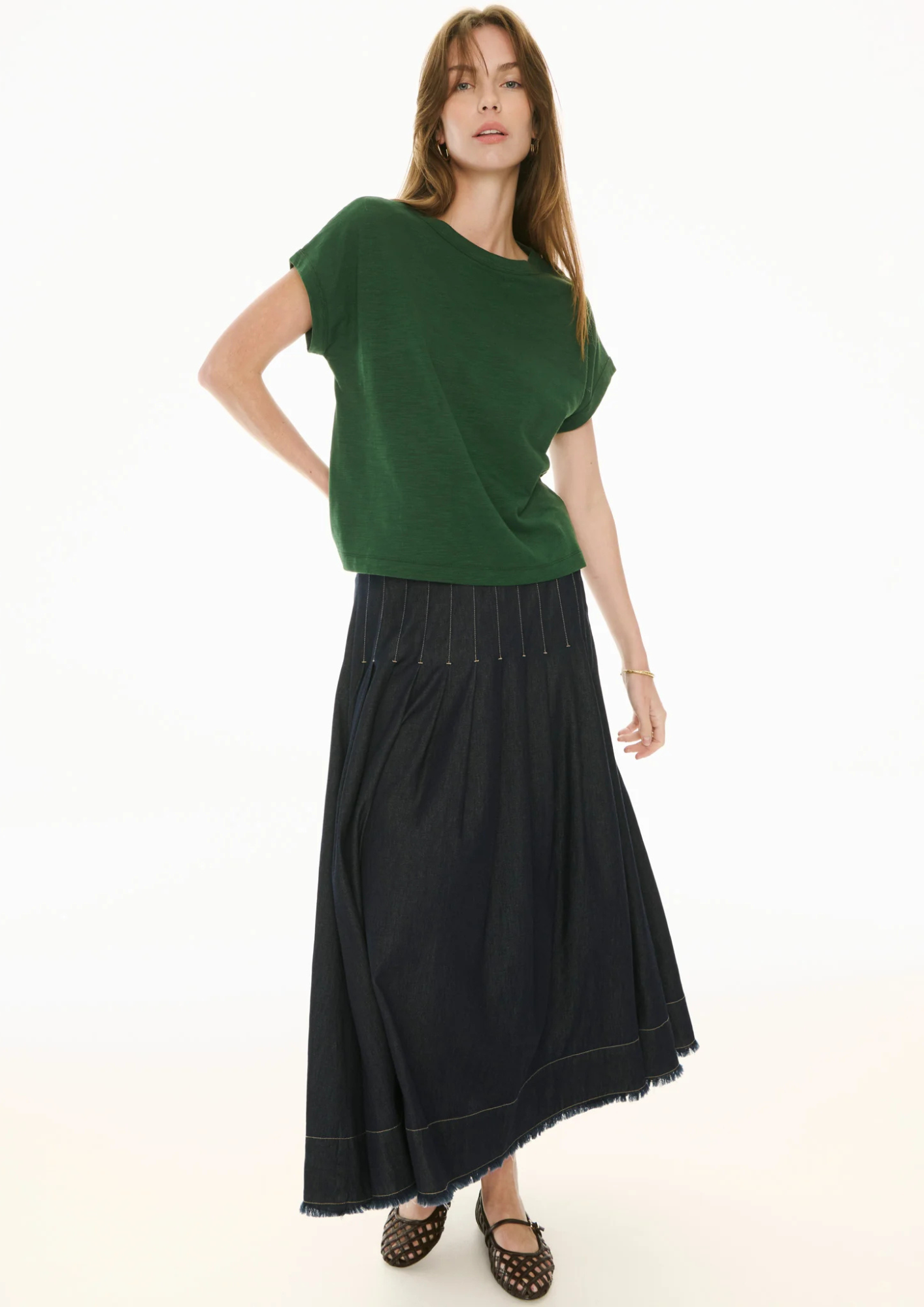 POL Clothing Mast Tee - Green