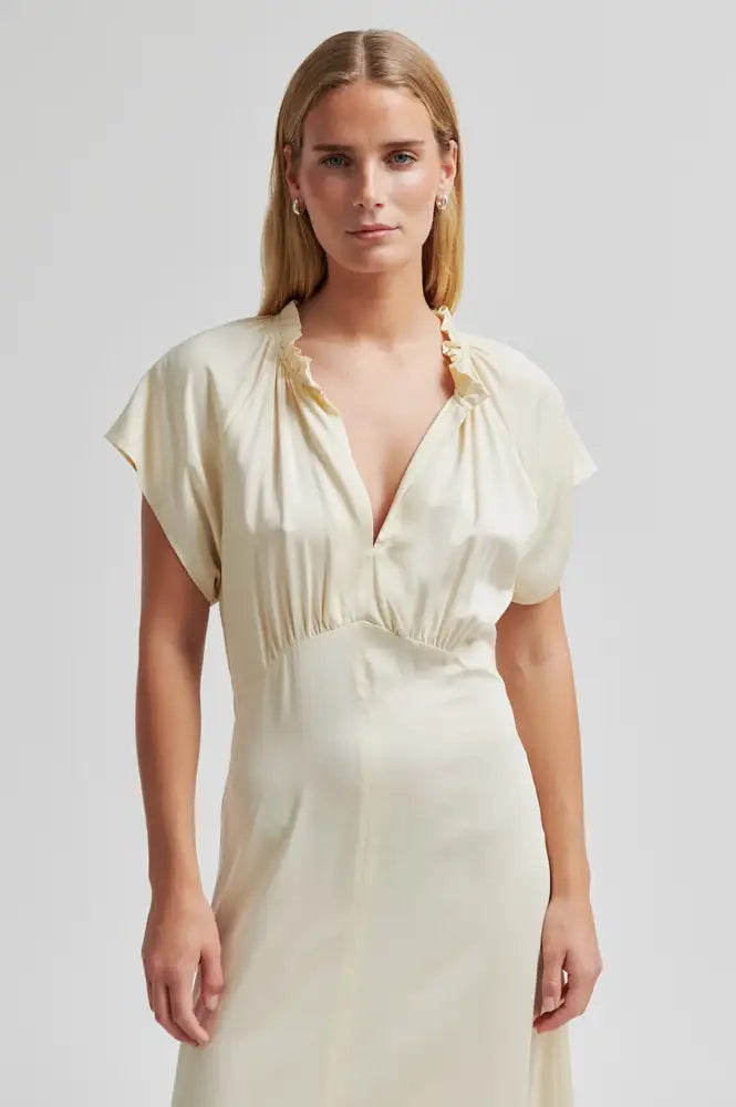 Second Female Shera Frill Dress Alabaster Glea