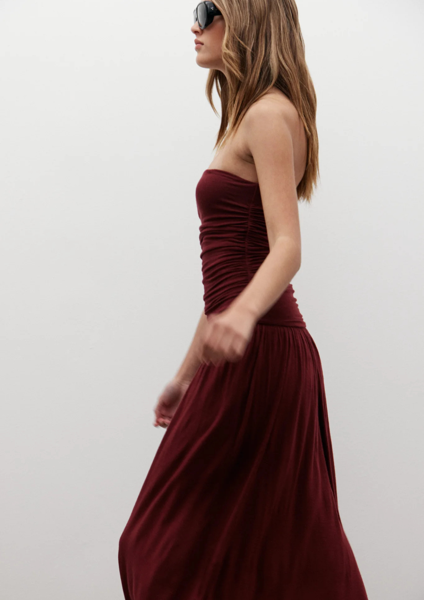 BAYSE - Leah Dress - Wine