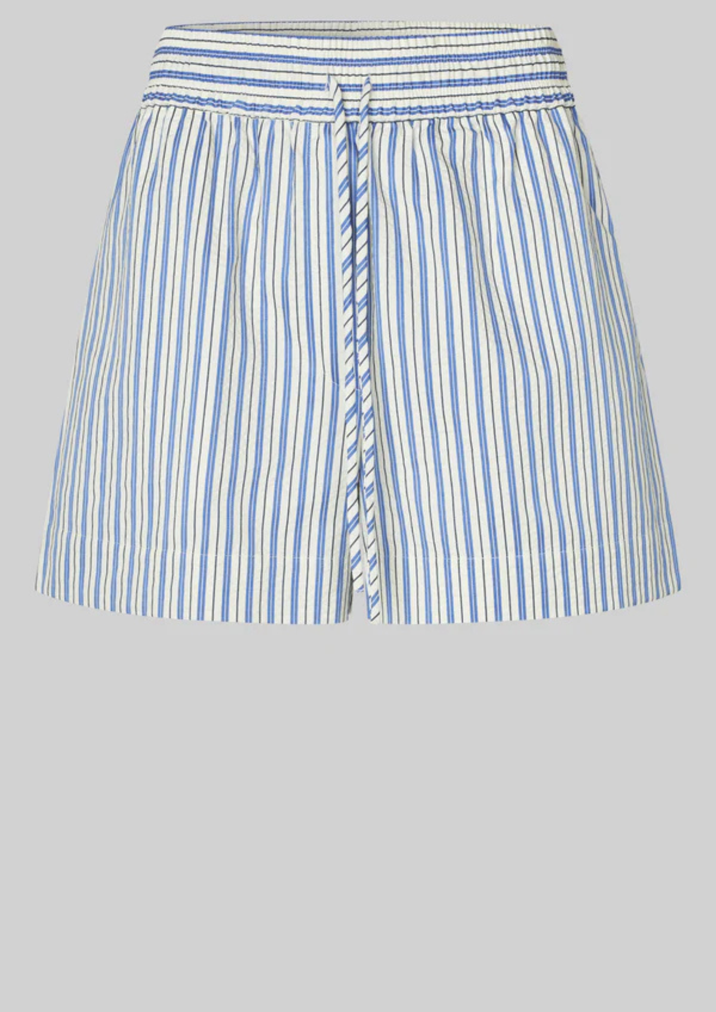 Second Female Serifa Stripe Shorts - Cornflower Blue