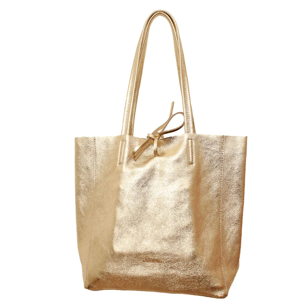 Maison Fanli - Medium Tote Bag Metallic Gold