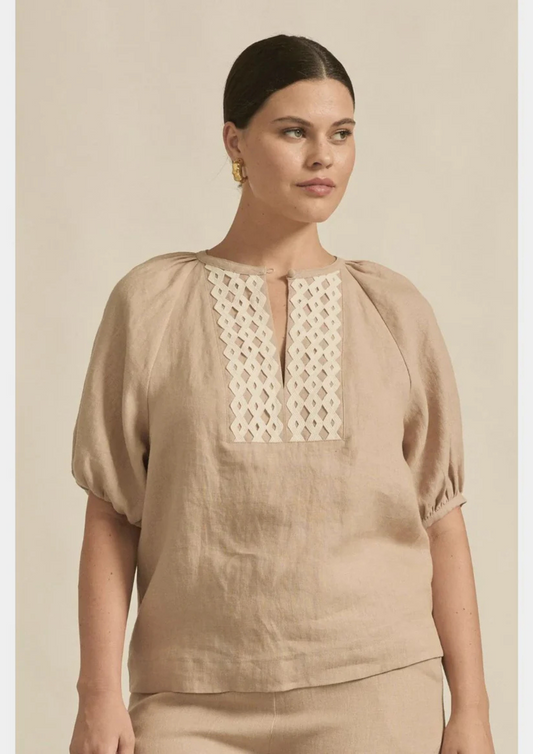 Zoe Kratzmann Kilter Top - Stone