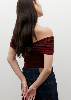 BAYSE - Ariana Bodysuit - Wine