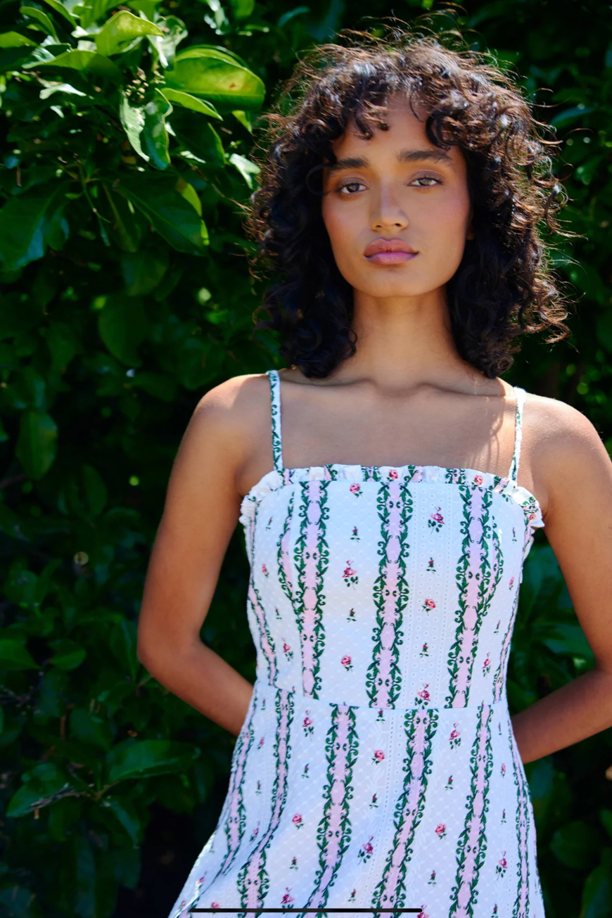 Aston Studio - Molly Dress - Antique Rose Stripe