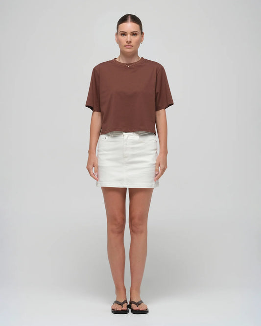 Jacandmooki Kaia T Shirt Chocolate