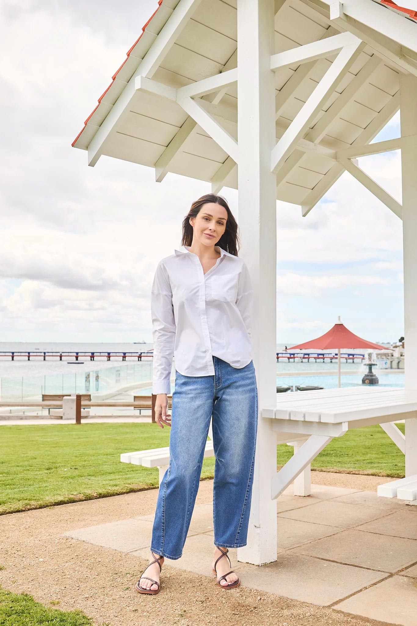 Saint Rose - Barrel Jean Denim Blue