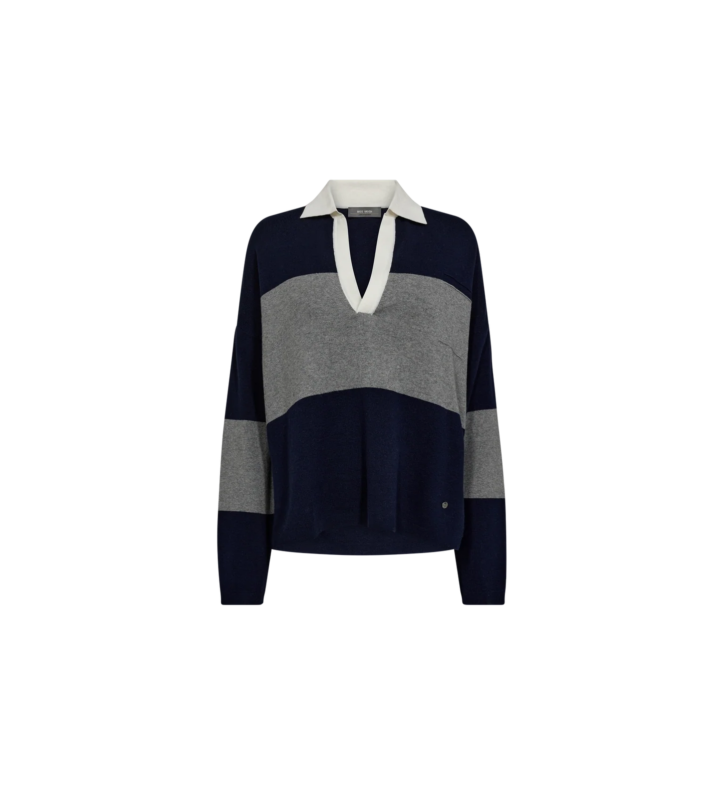 Mos Mosh Wylie Tani Stripe Knit - Maritime Blue