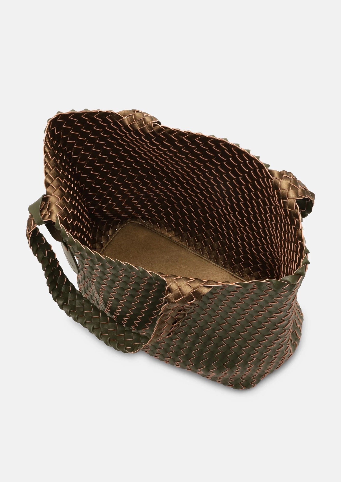 Ilse Jacobsen - Woven Tote Bag in Olive Leaf