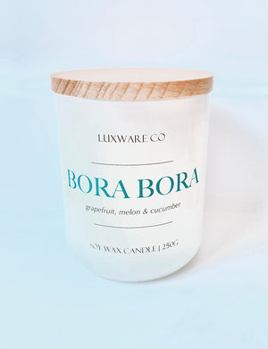 Luxeware Co Medium Candle Bora Bora