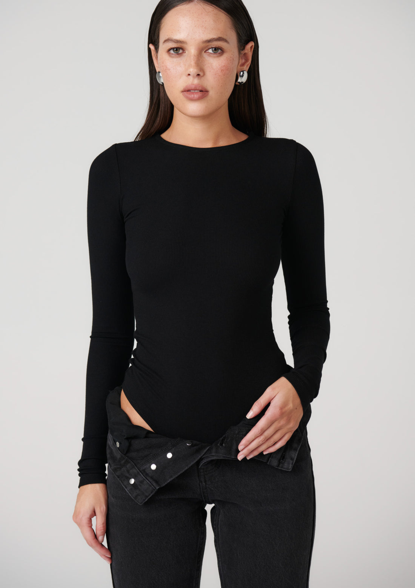 BAYSE Elise Bodysuit Black