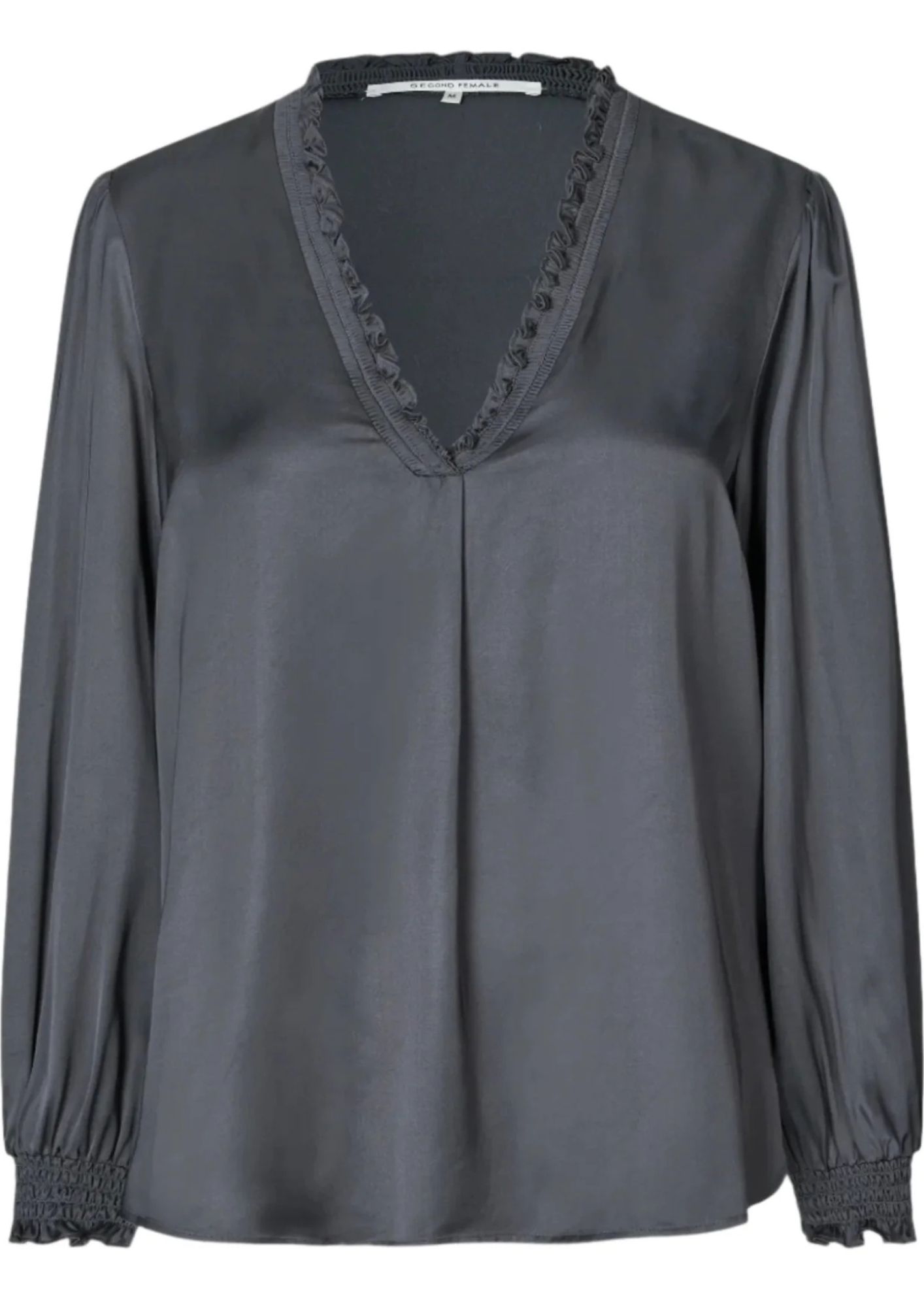 Second Female Bardi Silky Blouse - Volcanic Ash