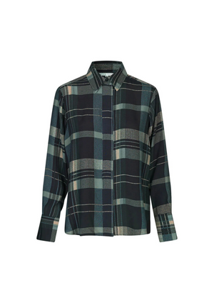 Second Female Checca Check Shirt -Black