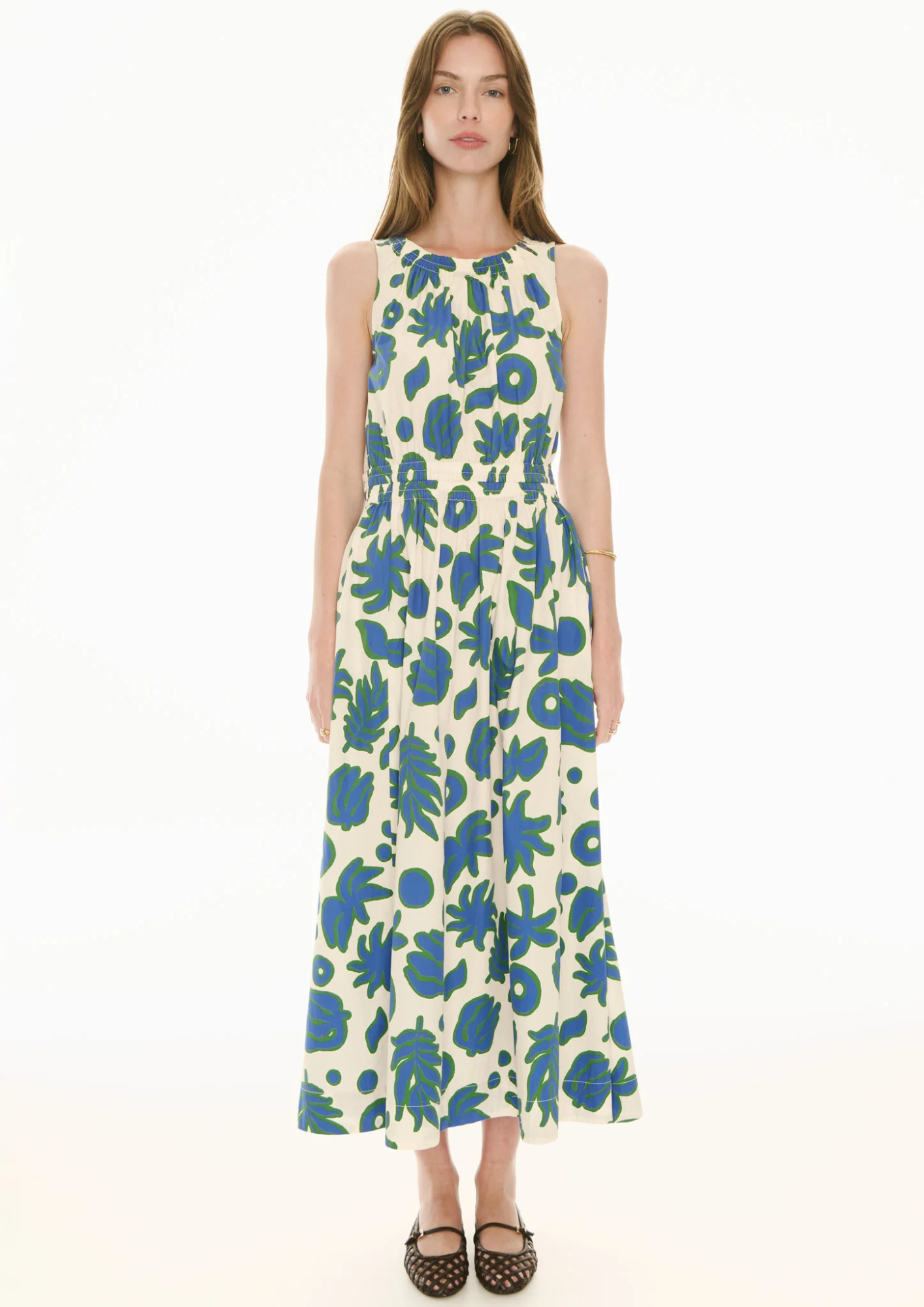 POL Clothing Jaine Tank Dress - Donut Palm