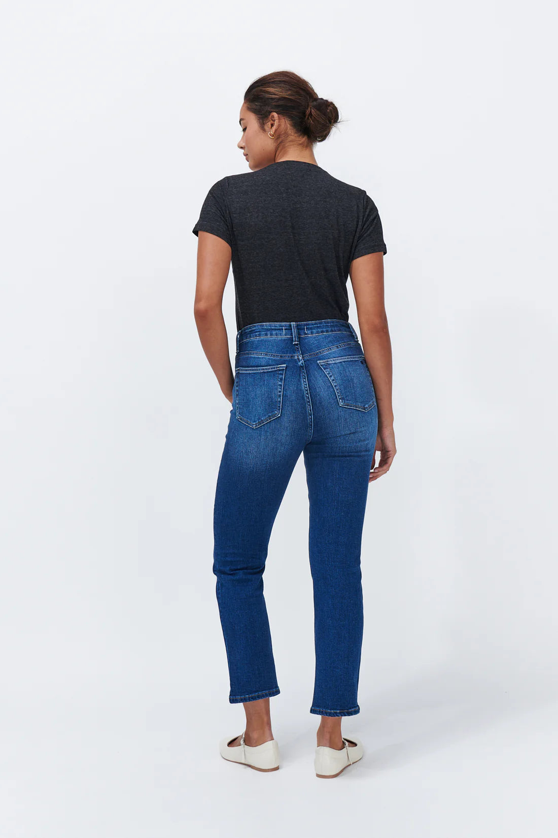 Kireina - High Rise Kick Flare Leg Jean Vacay KAW23704