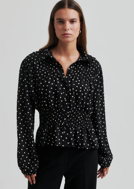 Second Female Tuva Spot Print Shirt