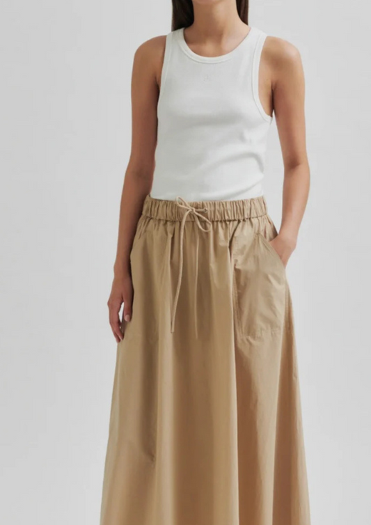 Second Female Alisa Trim Detail Skirt - Pure Cashmere
