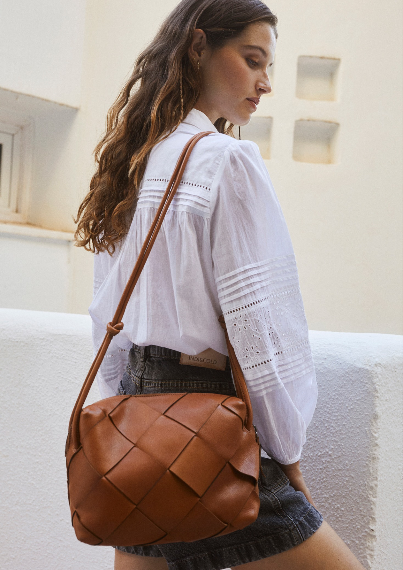 Indi & Cold Blanco 100% Organic Cotton Woven Shirt