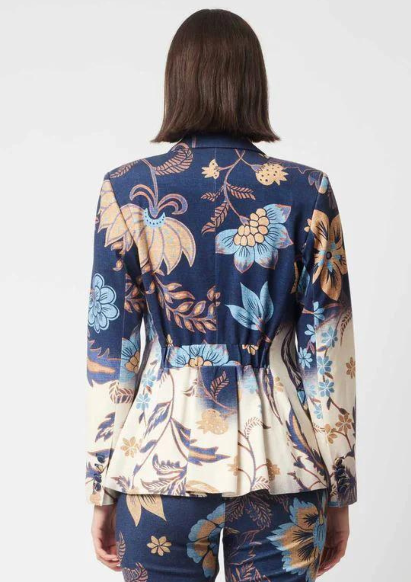 Once Was Venus Ponte Blazer - Lotus Flower