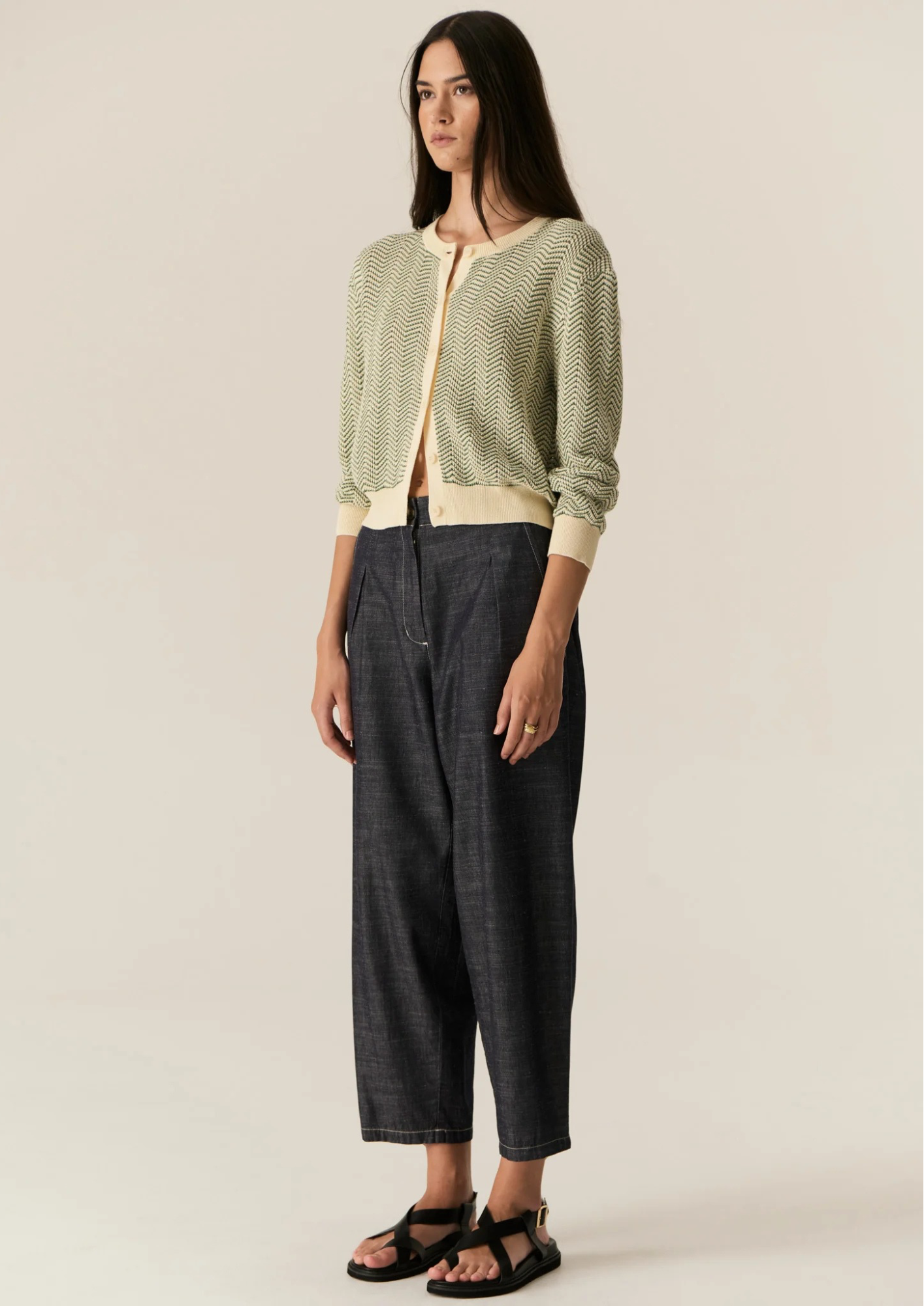 POL Avrid Pant - Chambray