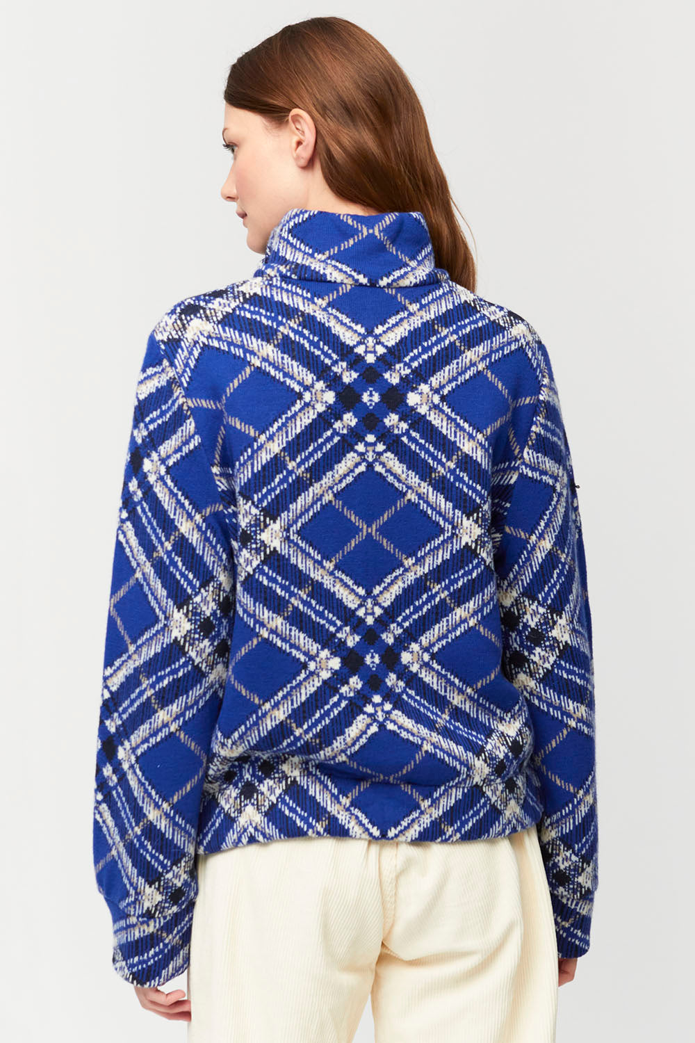 Aldo Martins - Heid statement bomber style jacket with play on check pattern