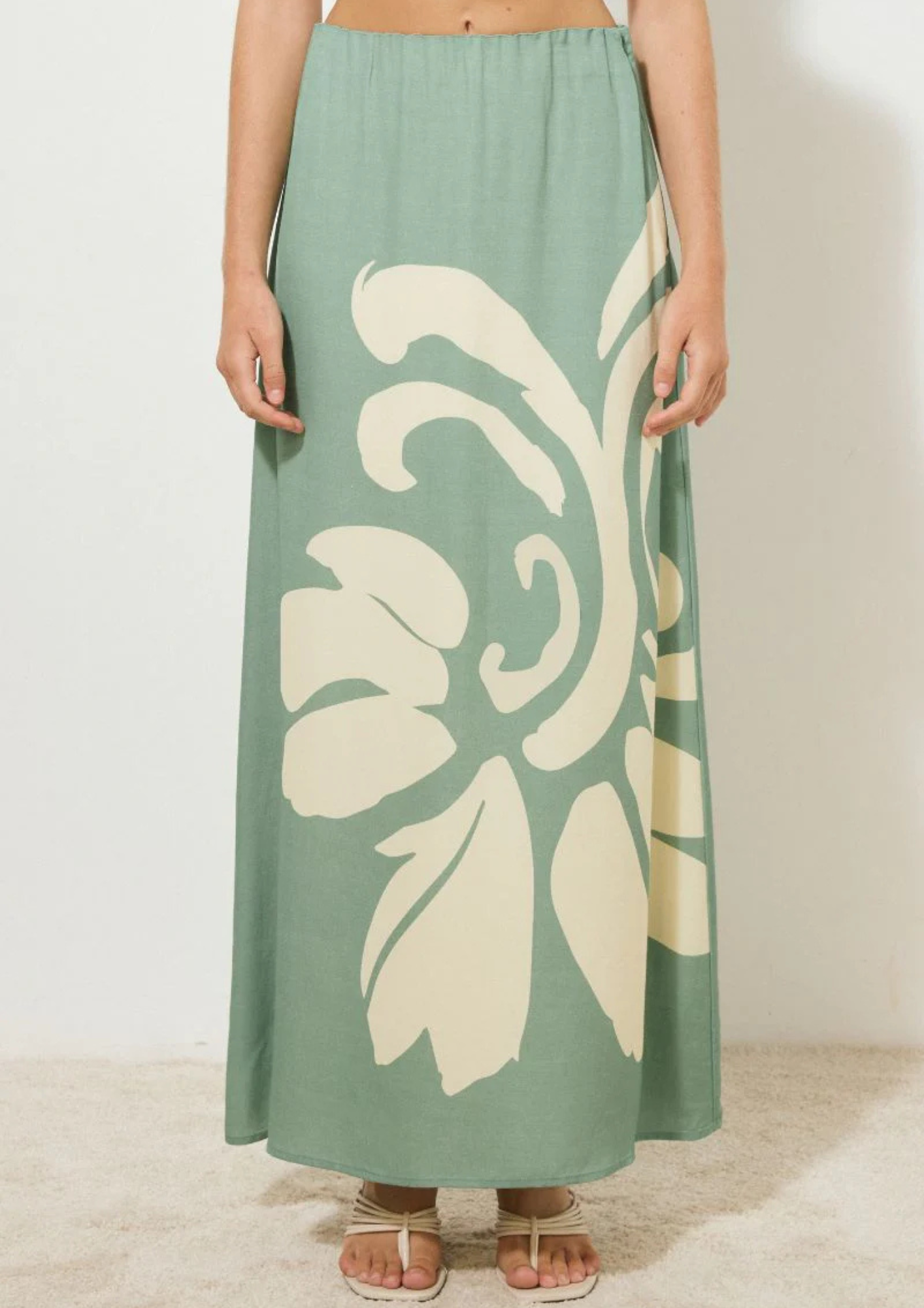 MON RENN Vestige Skirt - Jade Floral