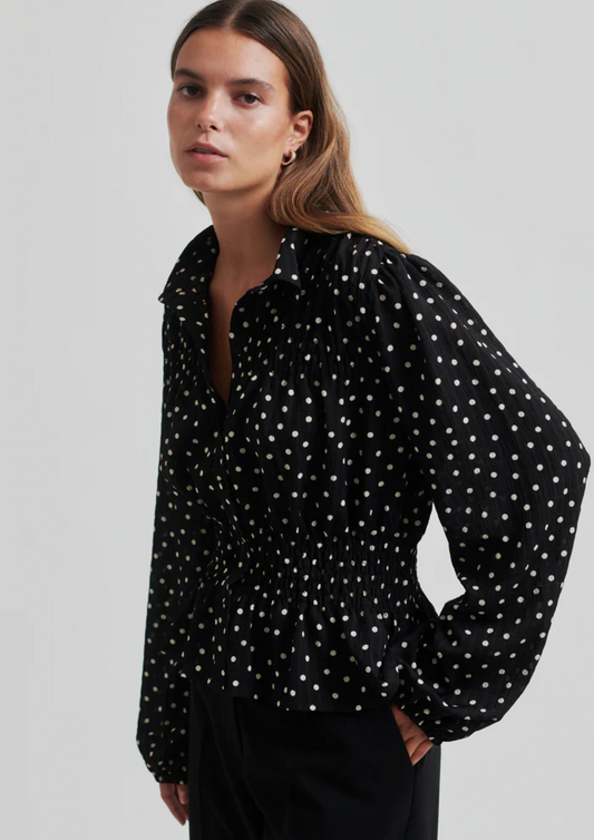 Second Female Tuva Spot Print Shirt
