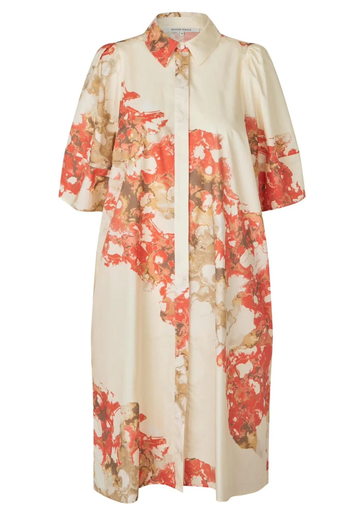 Second Female Sirmione Floral Dress - Spiced Coral