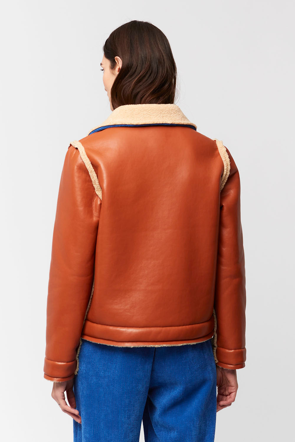 Aldo Martins - Munia reversible faux leather shearling bomber