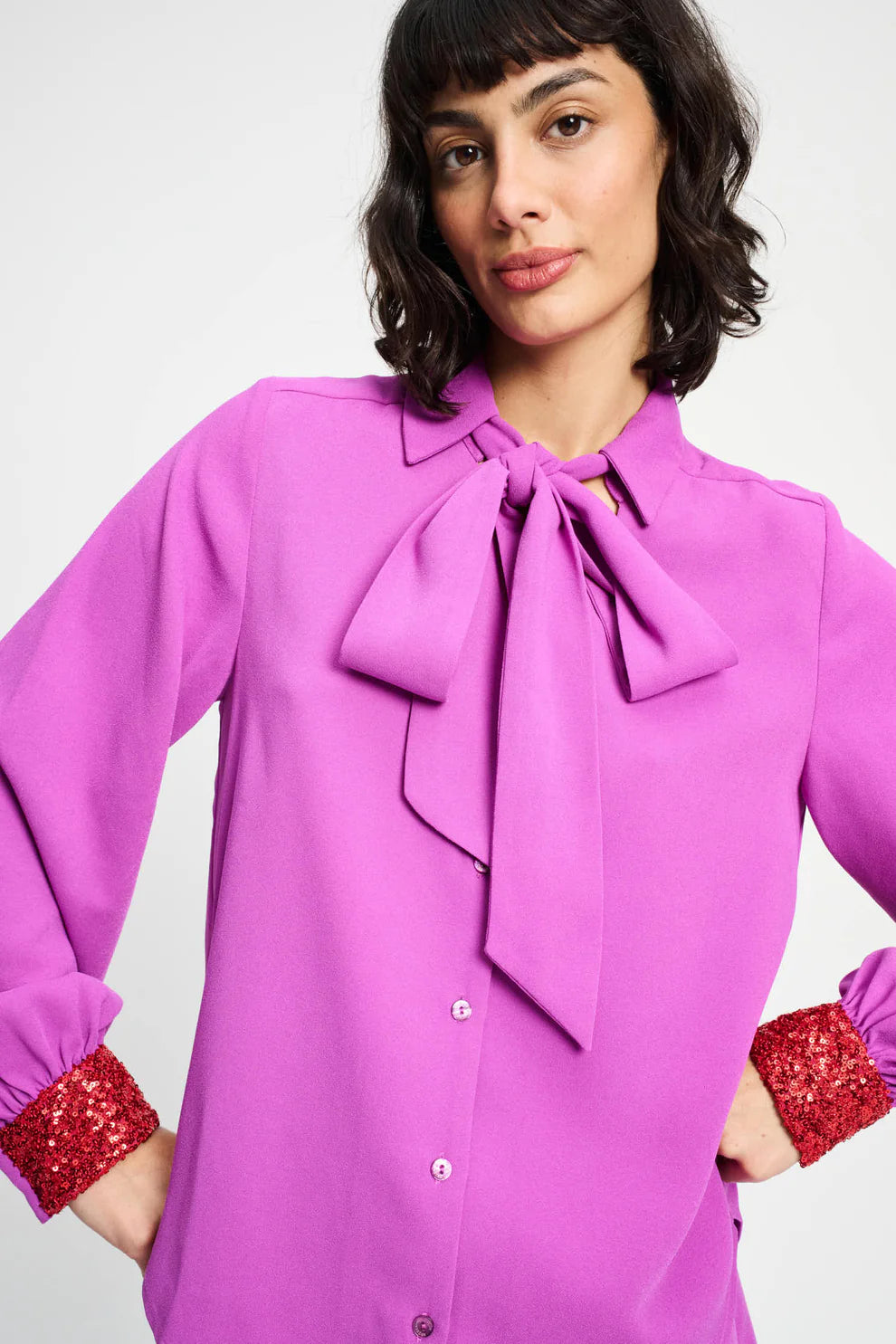 POM Amsterdam - Bow Blouse - SP9380