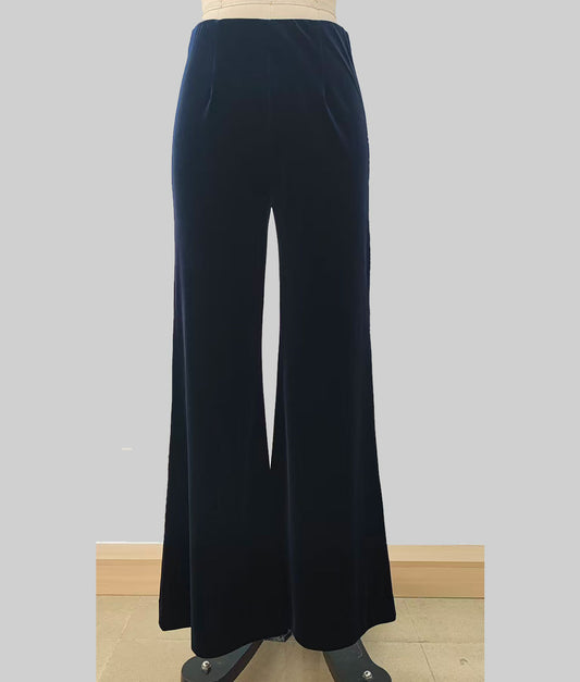 Sophie Moran Velvet Pant - Navy