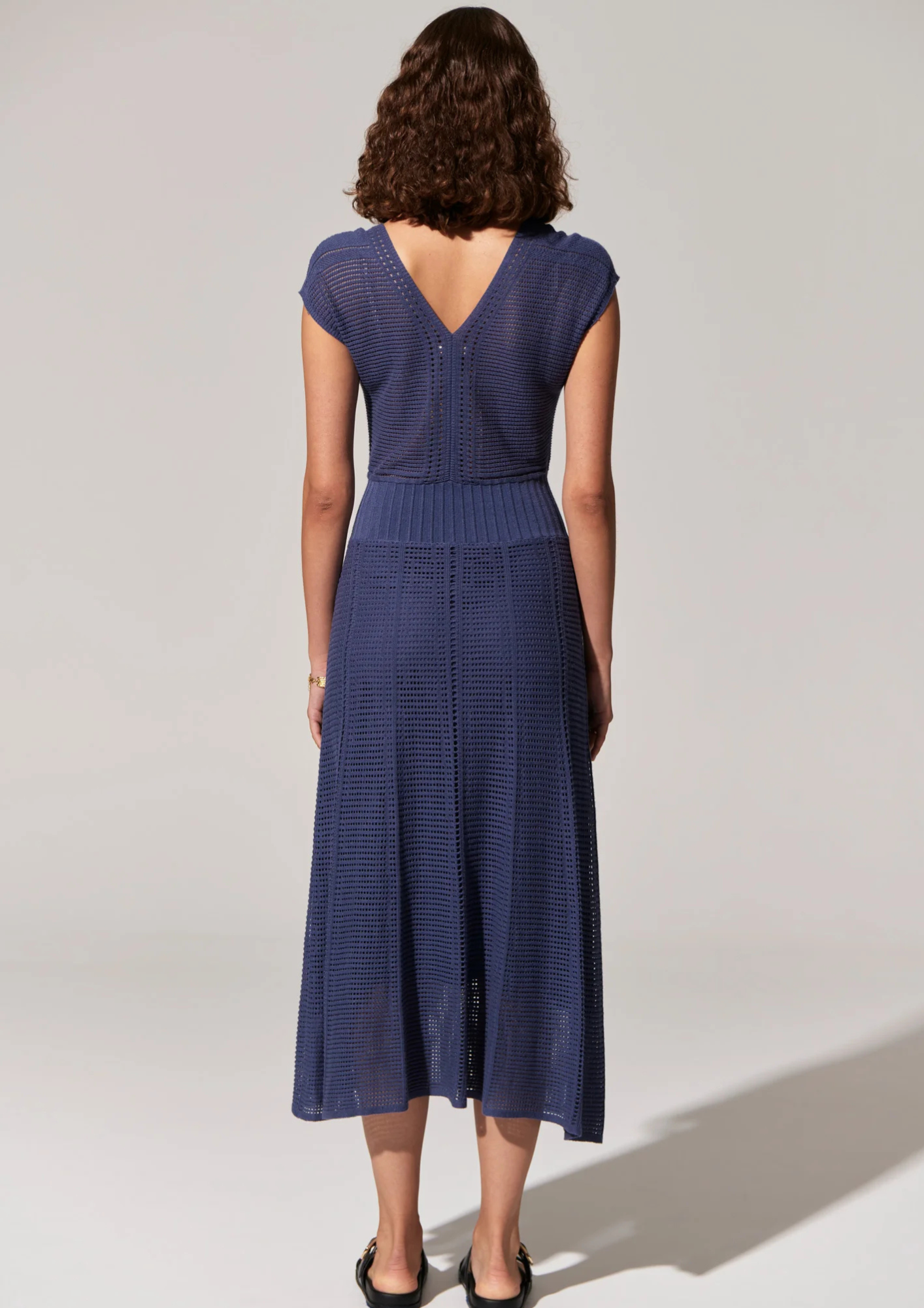 POL - Paco Knit Dress - Blue