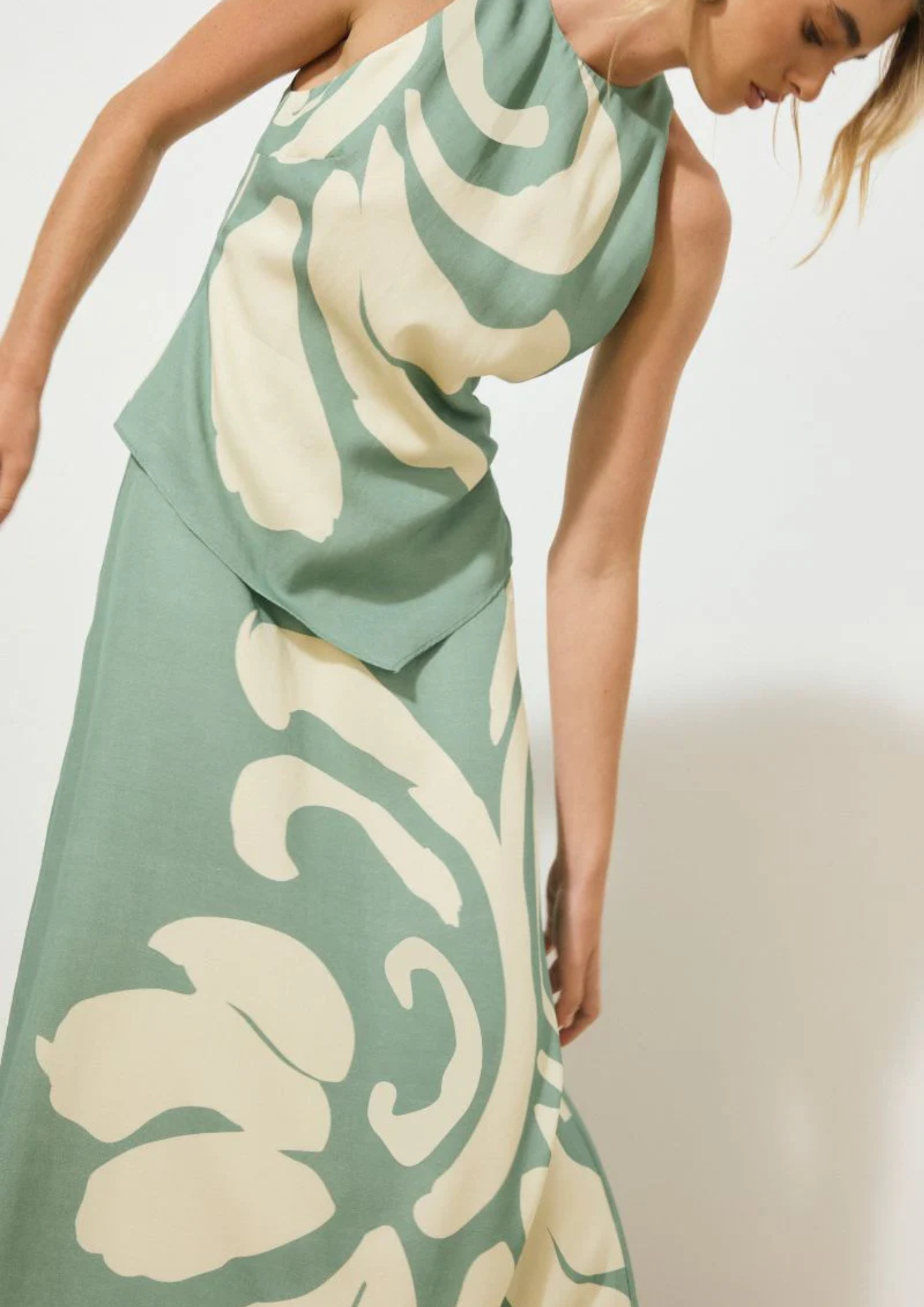MON RENN Vestige Top - Jade Floral