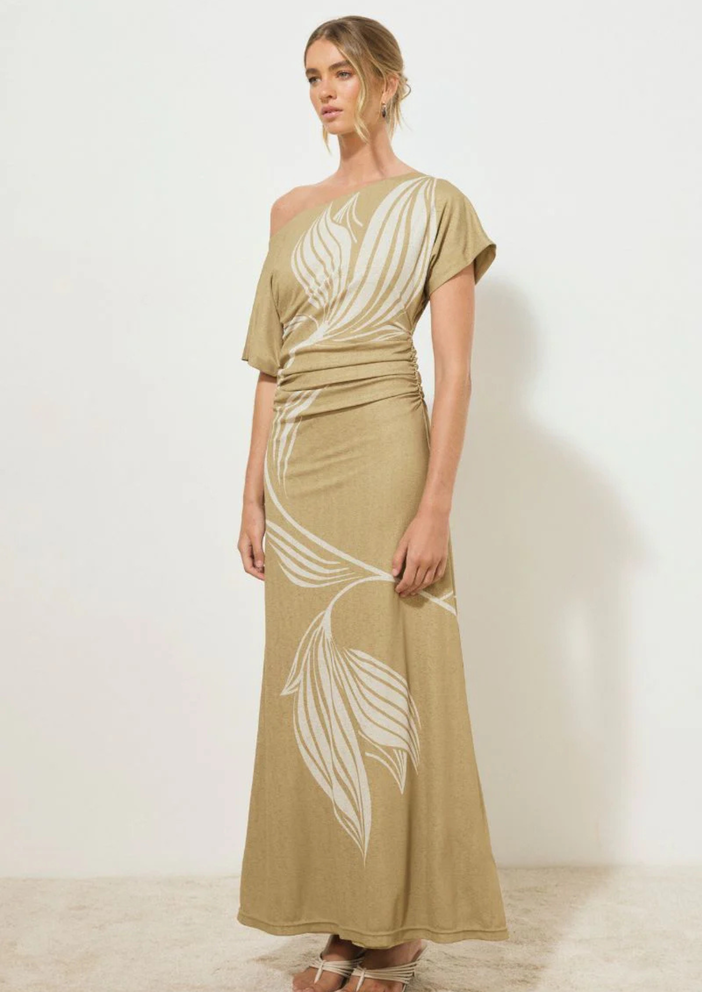 Mon Renn Affair Dress - Olive